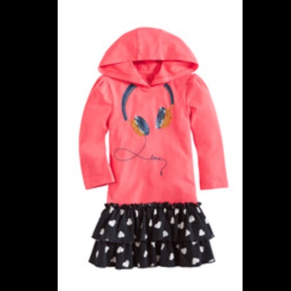 ๐๐ HP3/29/18๐พ๐FABKIDS HOODED DRESS W/bling - Picture 1 of 6
